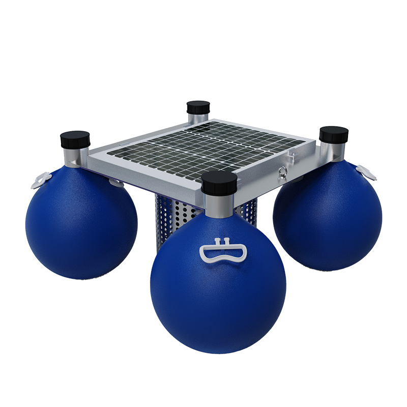 Water quality analyzer of floating buoy