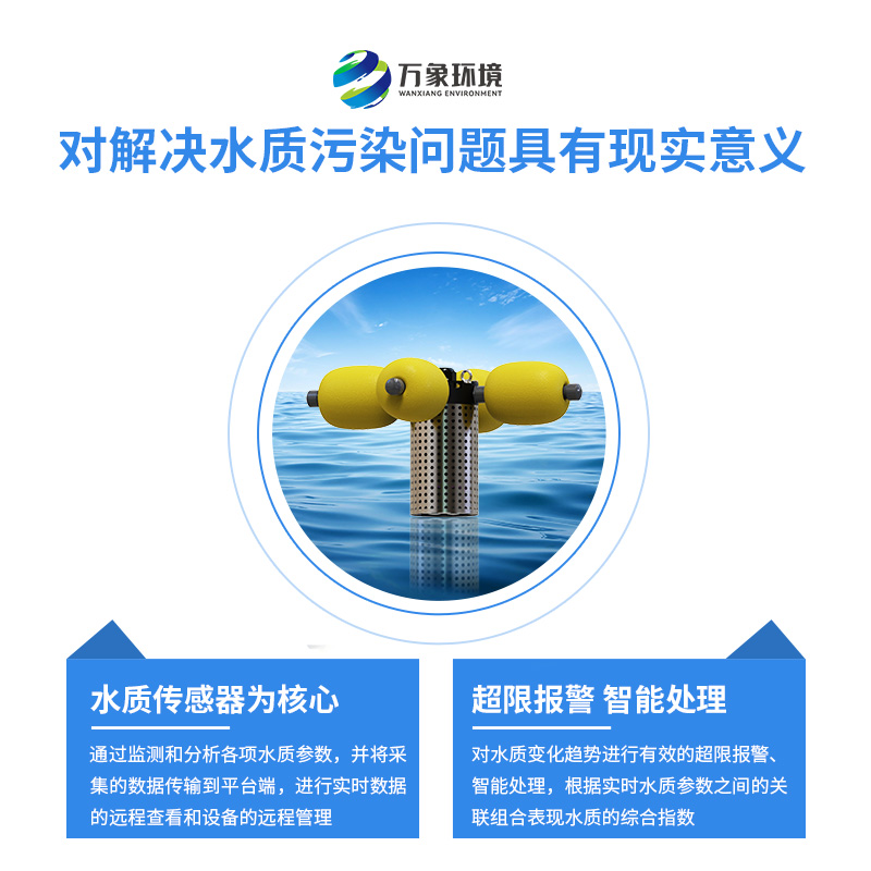 立桿水質(zhì)監(jiān)測站：水產(chǎn)養(yǎng)殖、污水治理、水庫、河道等場所都適用