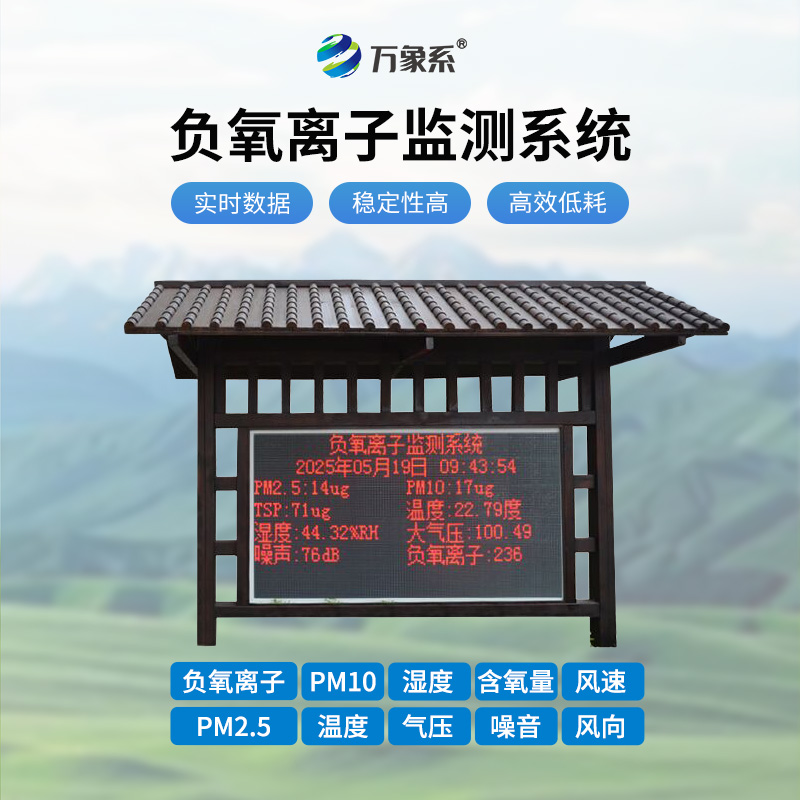 防腐木負(fù)氧離子監(jiān)測(cè)站：環(huán)境與健康的雙重守護(hù)者